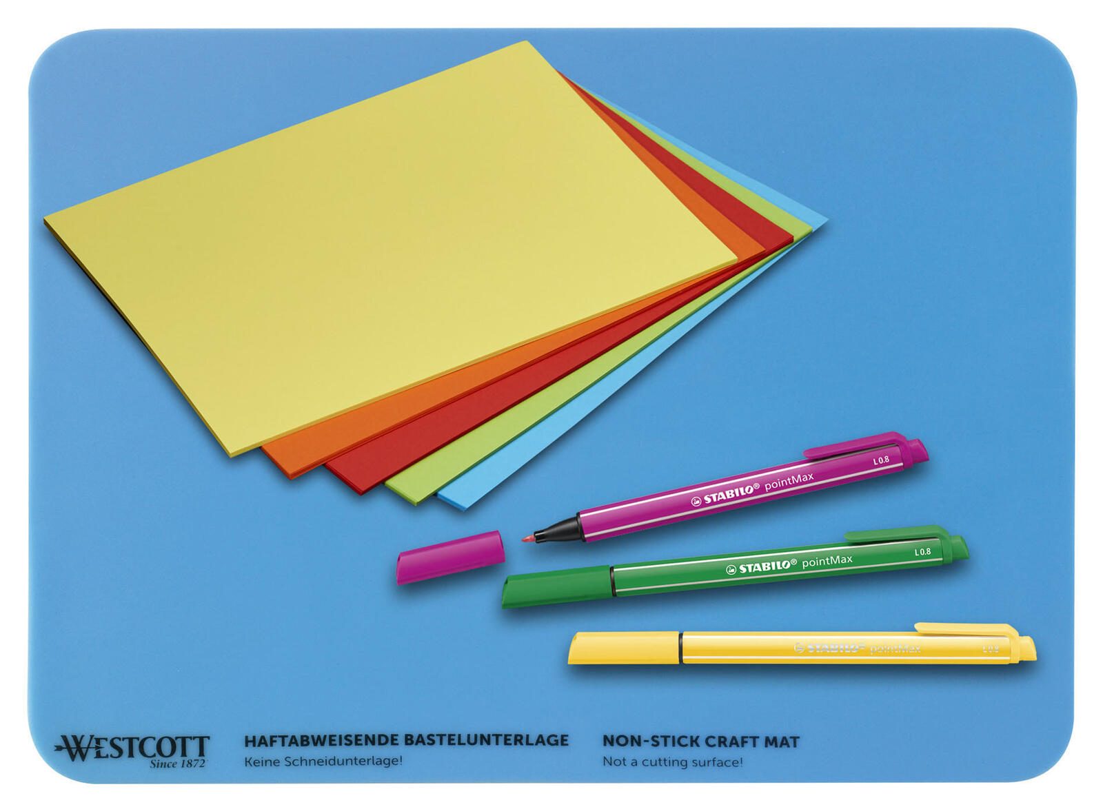 WESTCOTT Bastelunterlage 30,4 x 22,7 cm hellblau