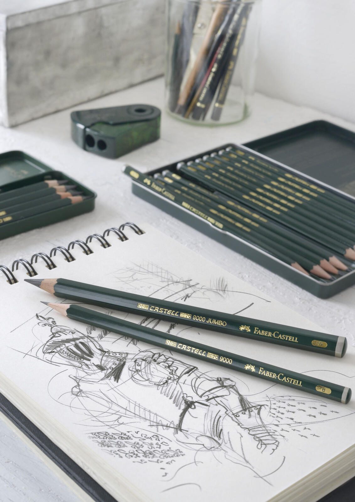 FABER-CASTELL Bleistift-Set 9000 Art Set 8B-2H
