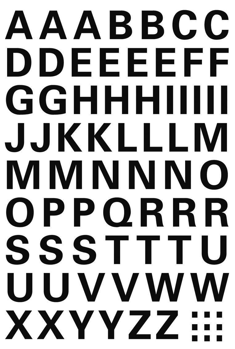 HERMA Klebebuchstaben Buchstaben A-Z