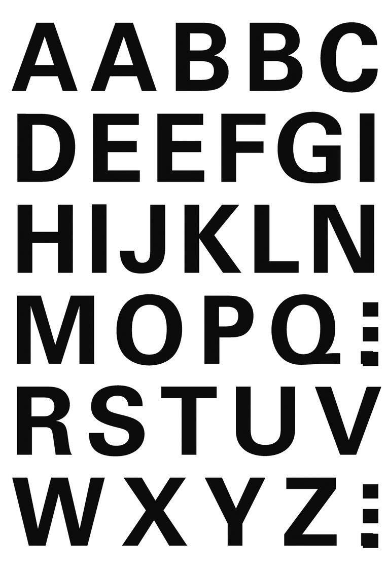HERMA Klebebuchstaben Buchstaben A-Z