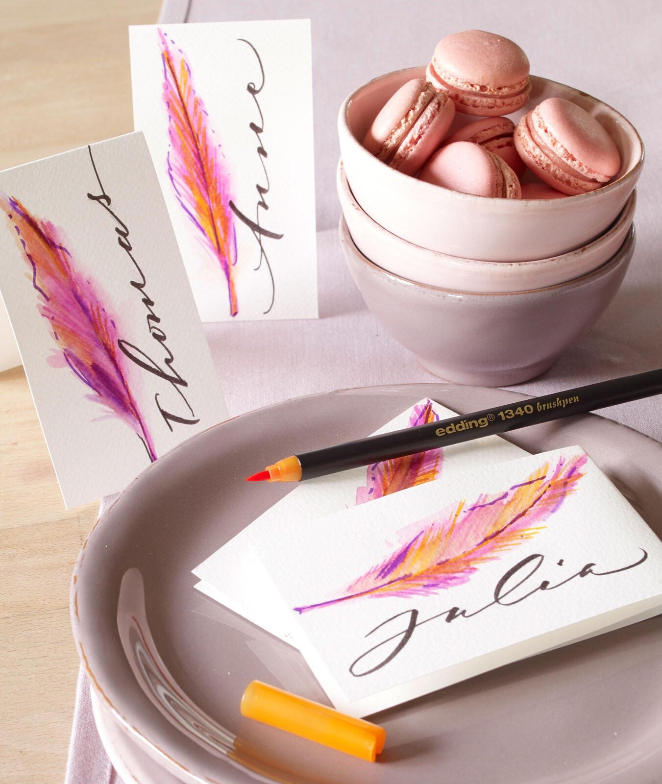 edding Brush-Pens Mehrfarbig 0.8 + 3.3 mm