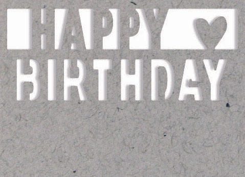 artoz Motivlocher HAPPY BIRTHDAY