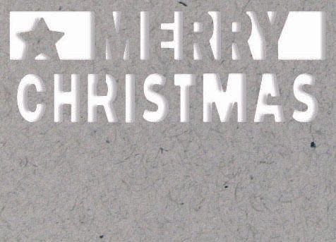 artoz Motivlocher MERRY CHRISTMAS