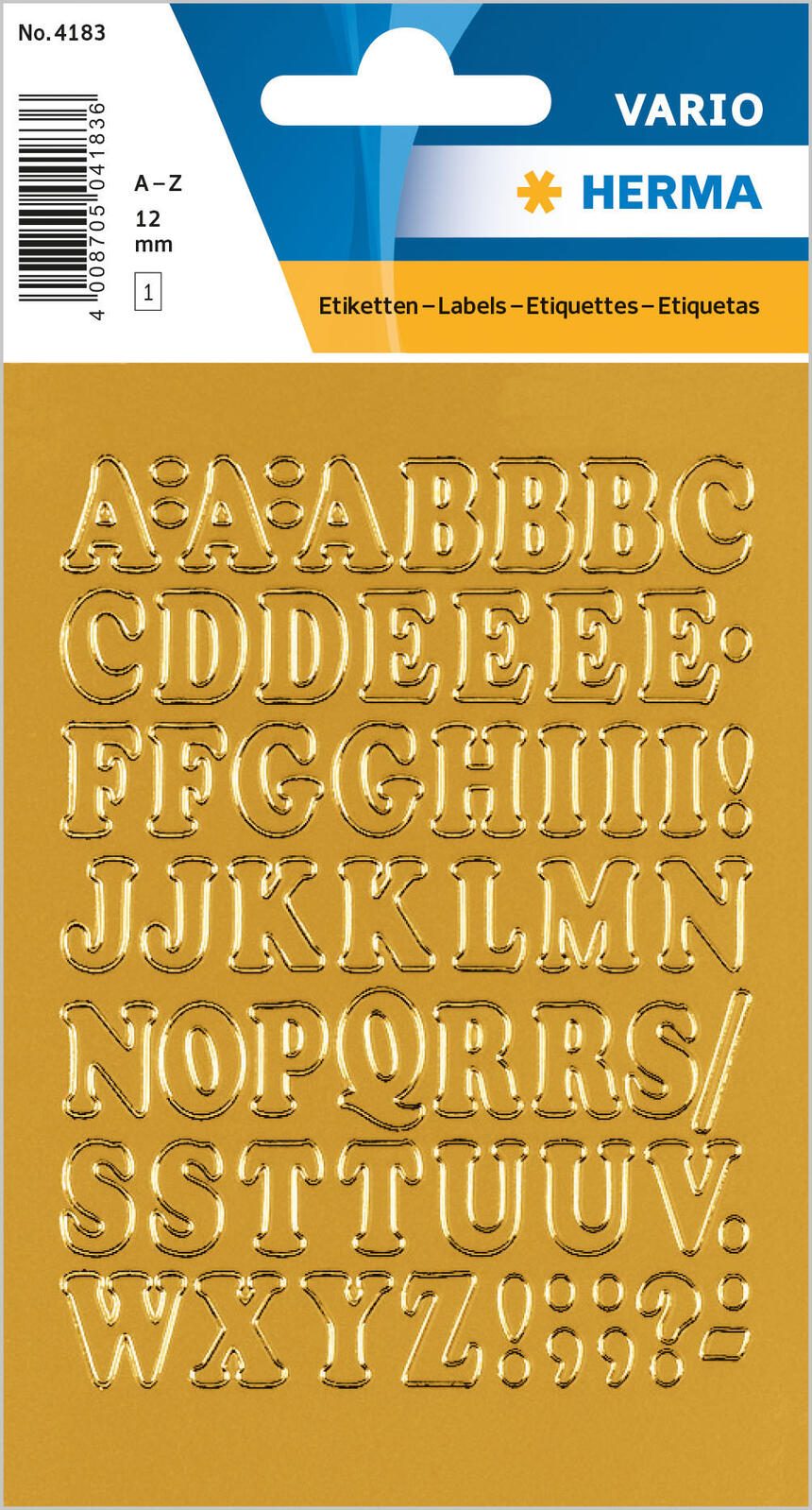 HERMA Klebebuchstaben Buchstaben A-Z