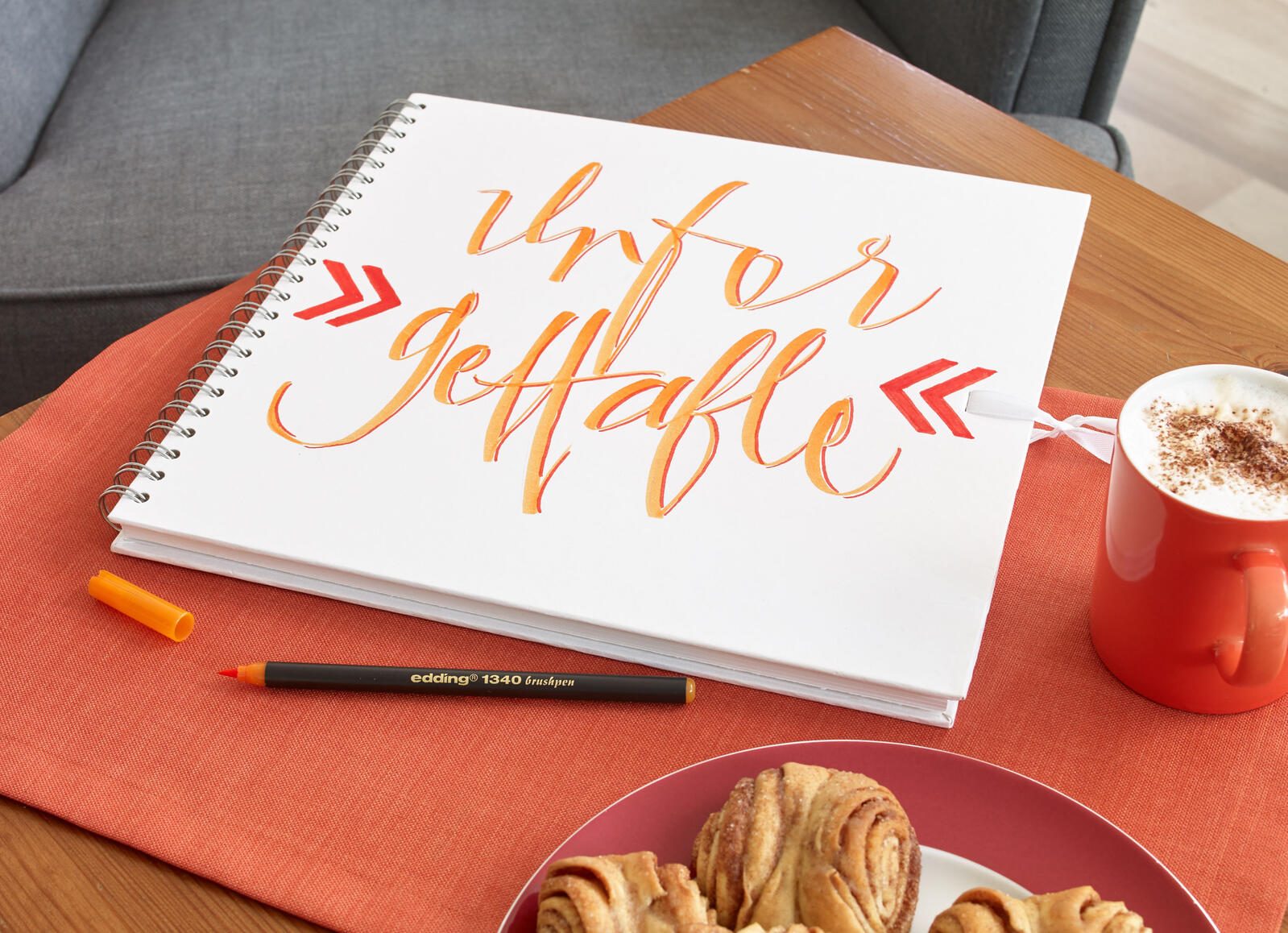 edding Brush-Pens Mehrfarbig 0.8 + 3.3 mm