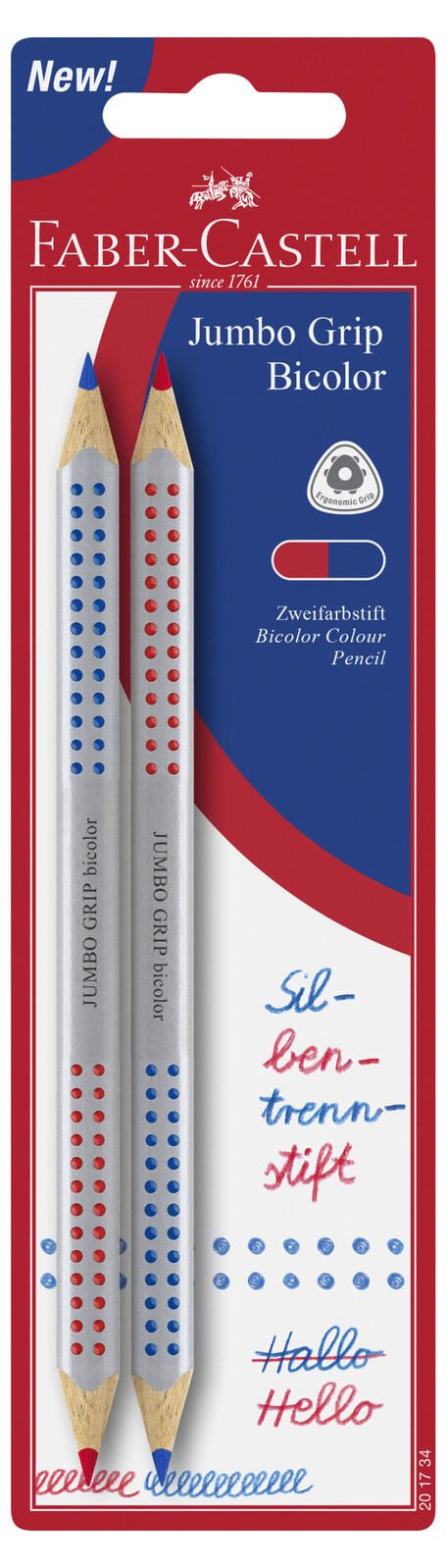 FABER-CASTELL Silbenstifte Mehrfarbig