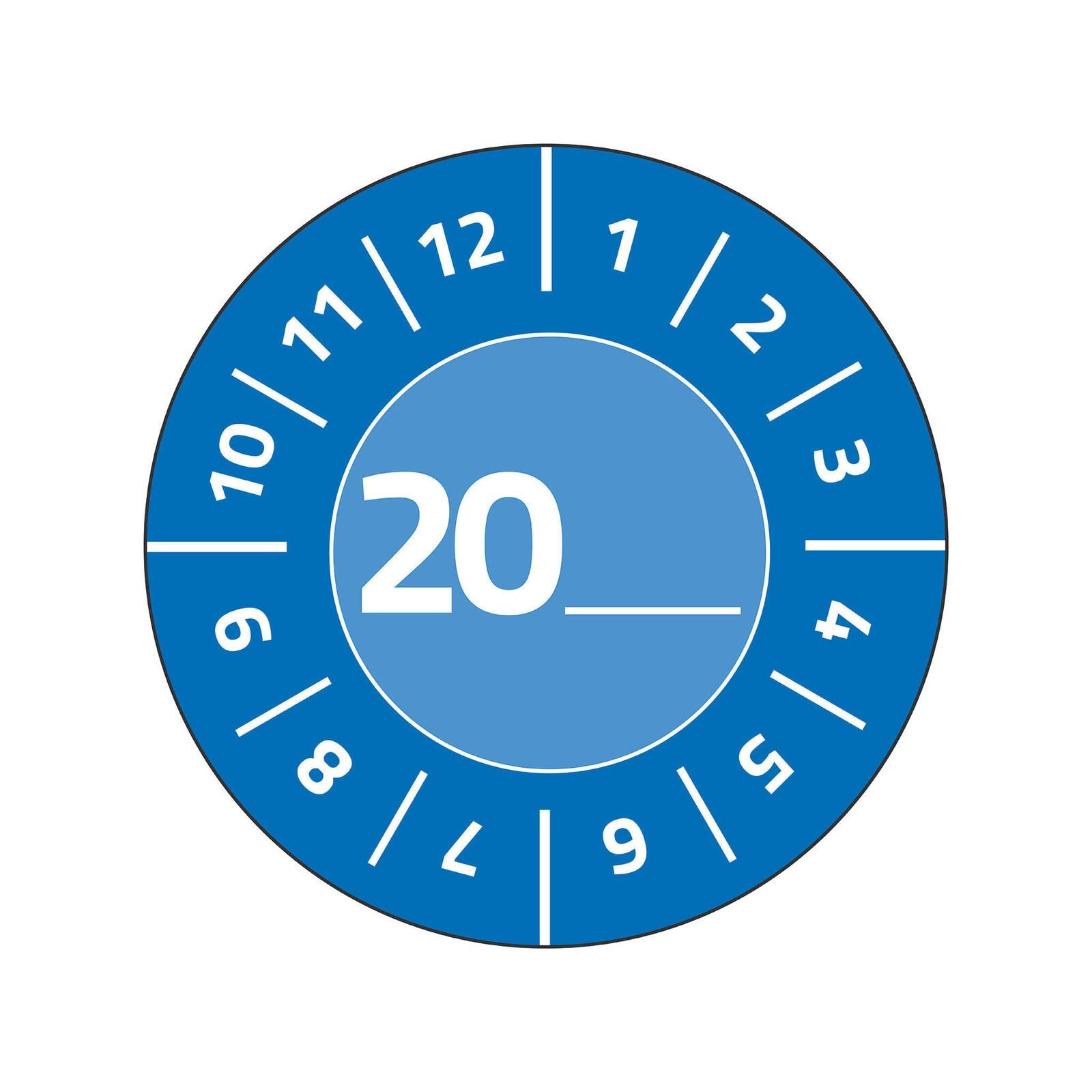 AVERY Zweckform Prüfplaketten 30,0 x 30,0 mm