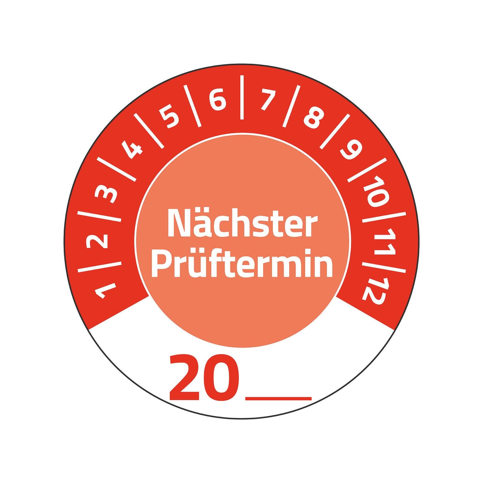 AVERY Zweckform Prüfplaketten 30,0 x 30,0 mm