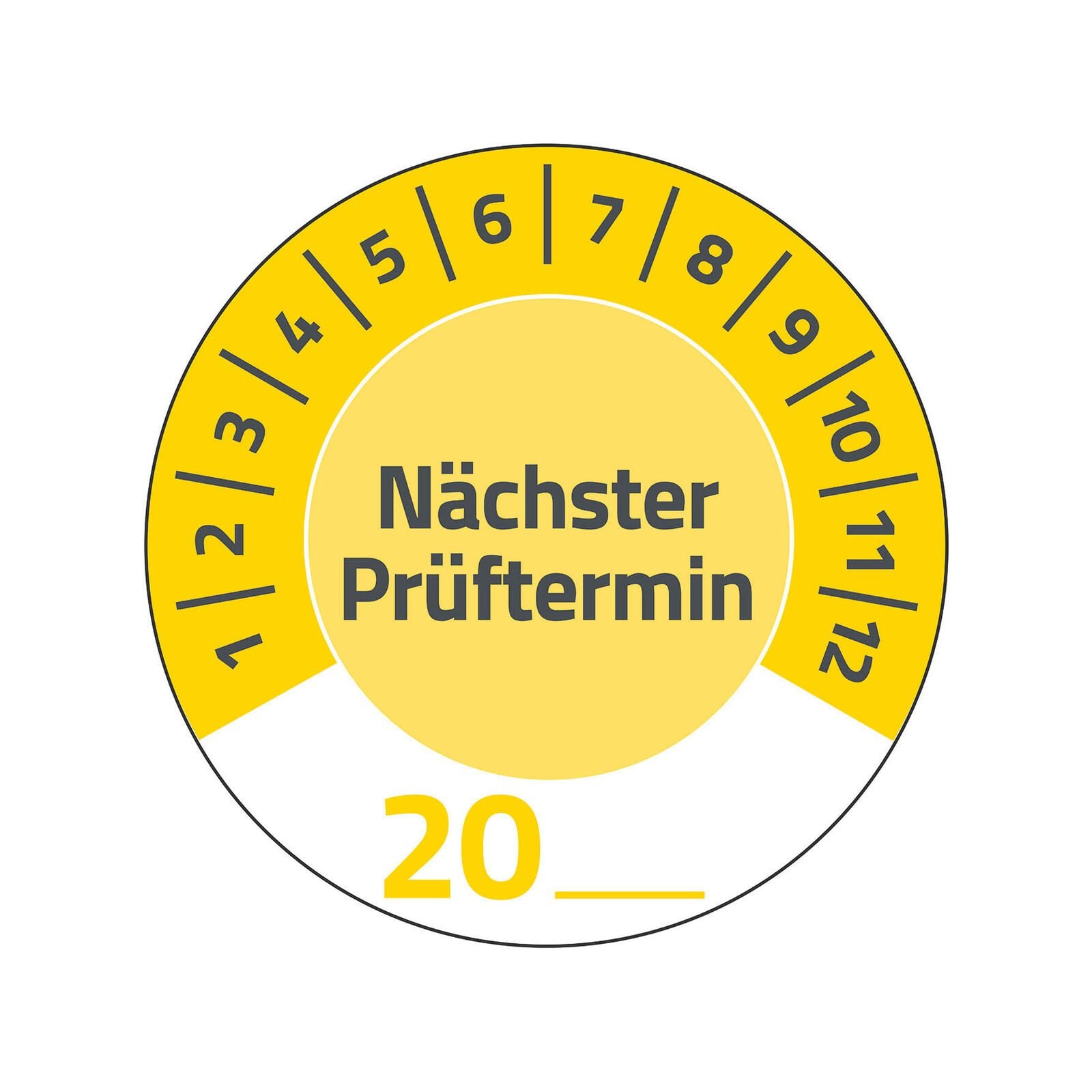 AVERY Zweckform Prüfplaketten 30,0 x 30,0 mm