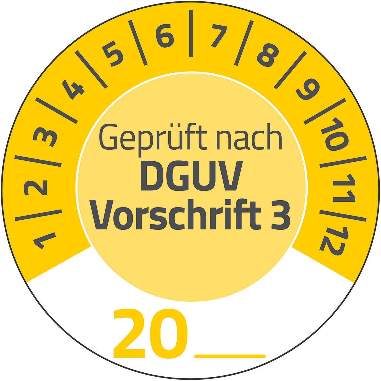 AVERY Zweckform Prüfplaketten 30,0 x 30,0 mm