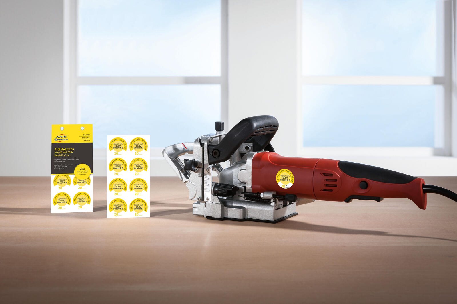 AVERY Zweckform Prüfplaketten 30,0 x 30,0 mm