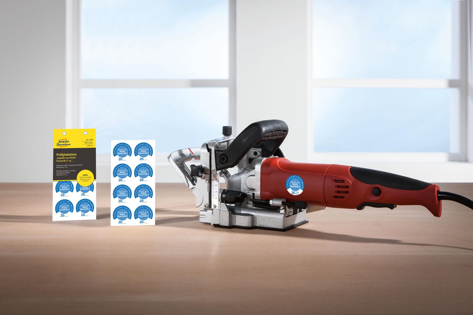 AVERY Zweckform Prüfplaketten 30,0 x 30,0 mm