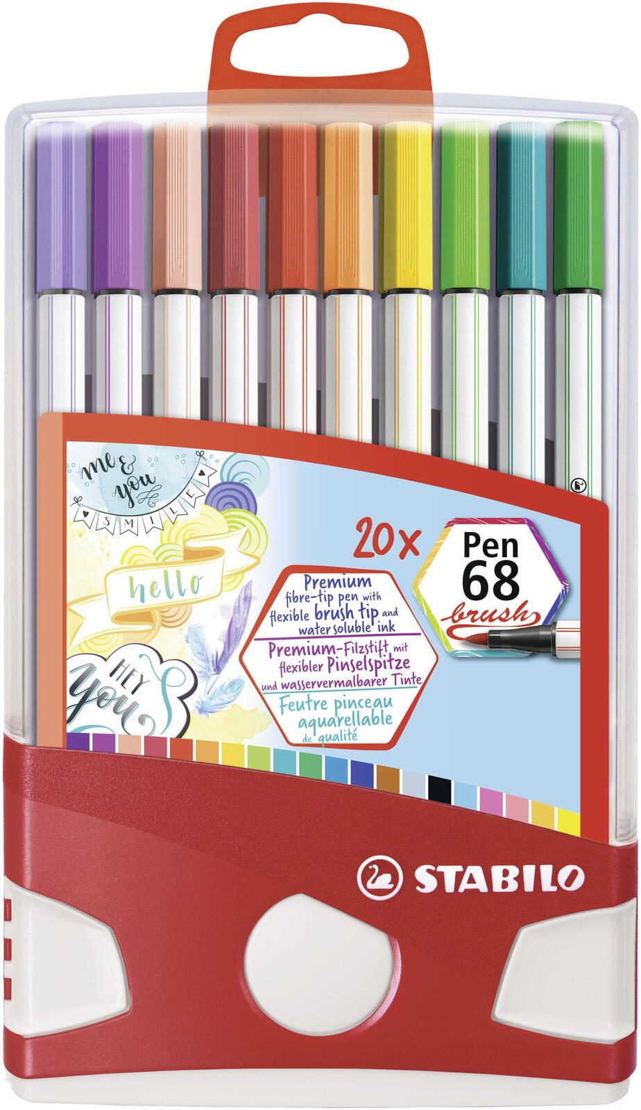 STABILO Brush-Pens Mehrfarbig