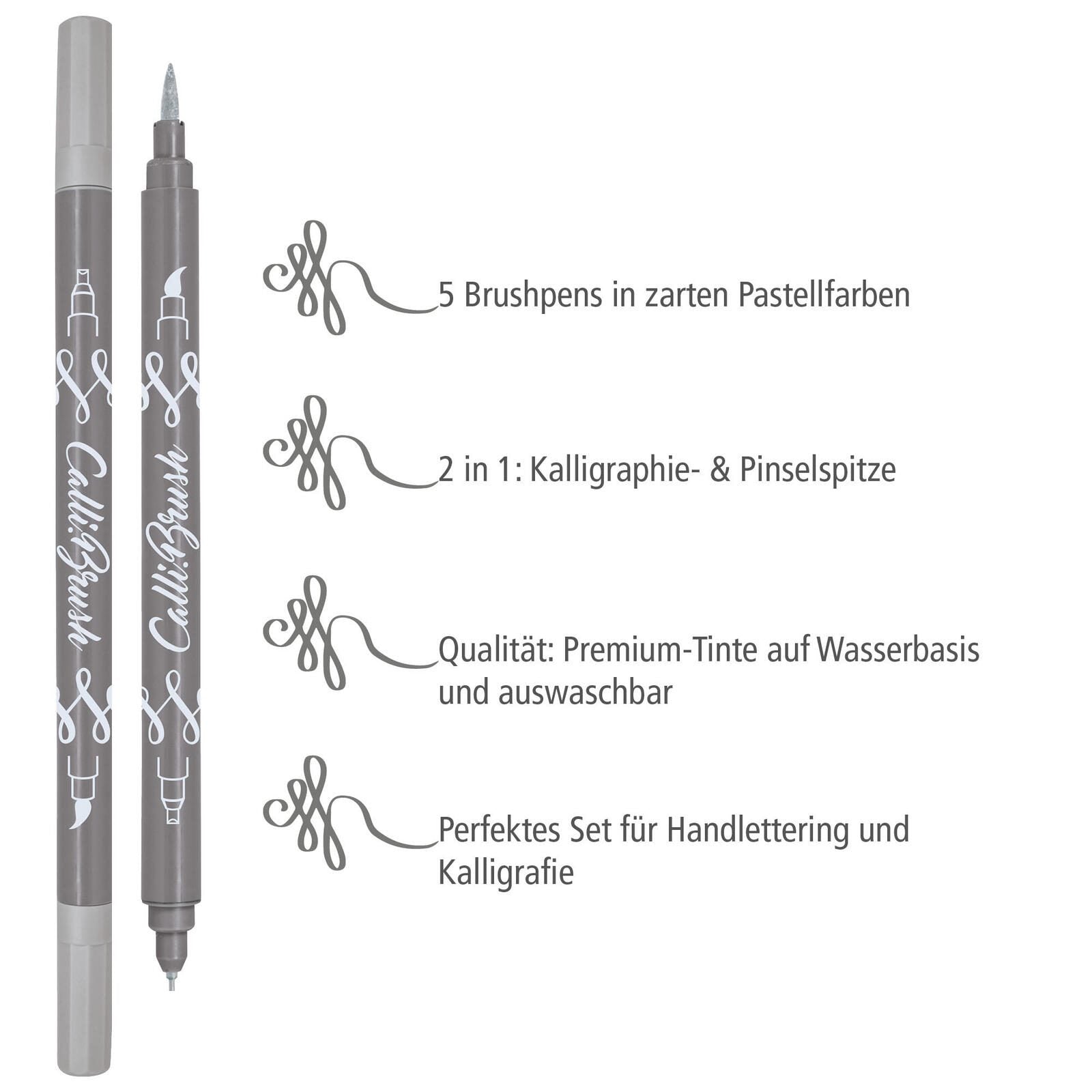 ONLINE® Brush-Pens Mehrfarbig 2.0 mm