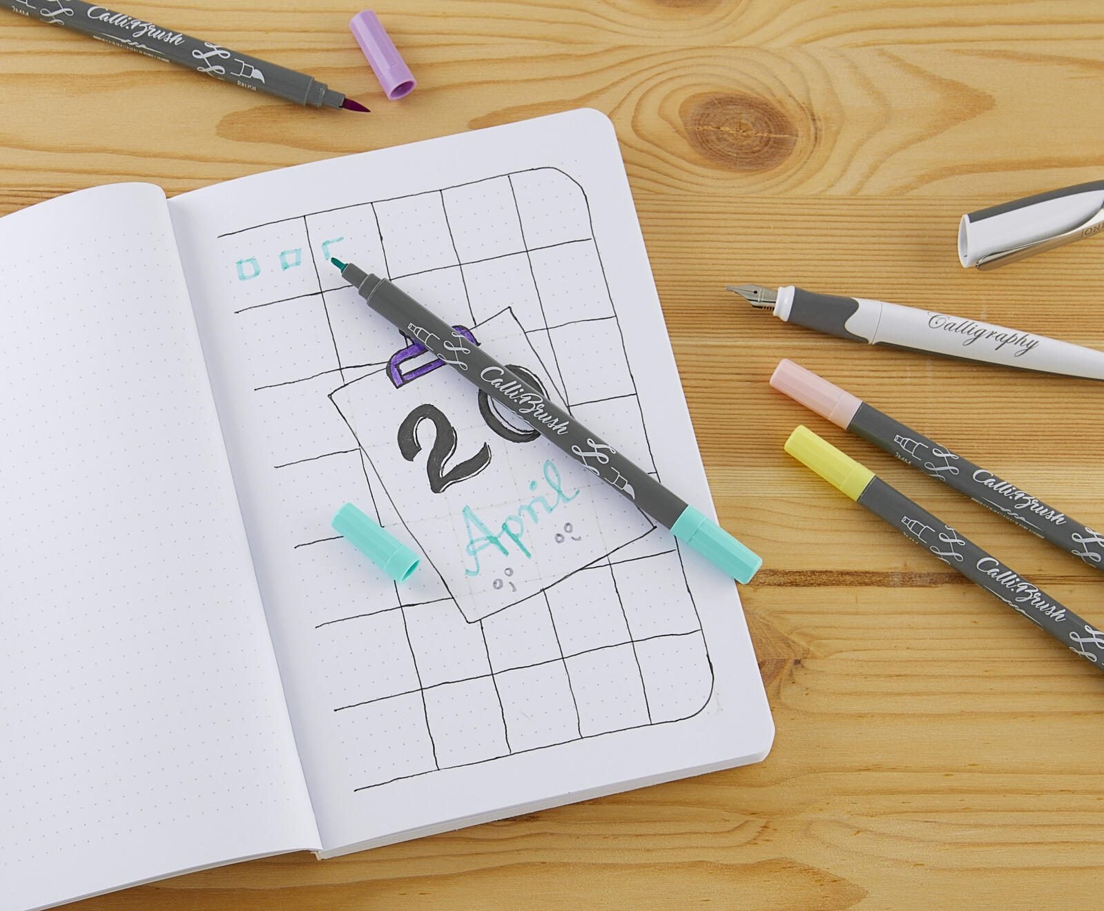 ONLINE® Handlettering-Set Mehrfarbig 0.3 - 1.6 mm