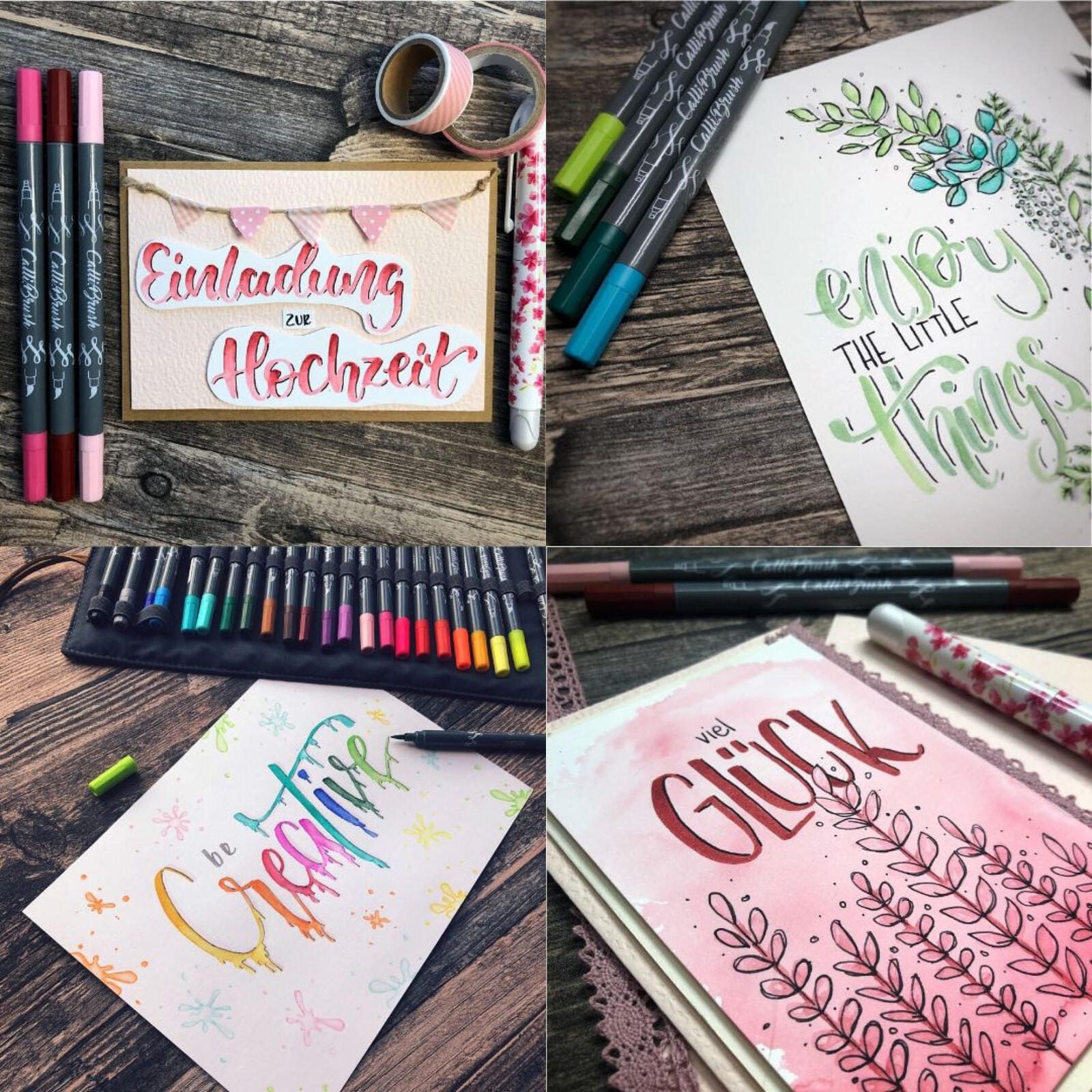 ONLINE® Brush-Pens Mehrfarbig 2.0 mm