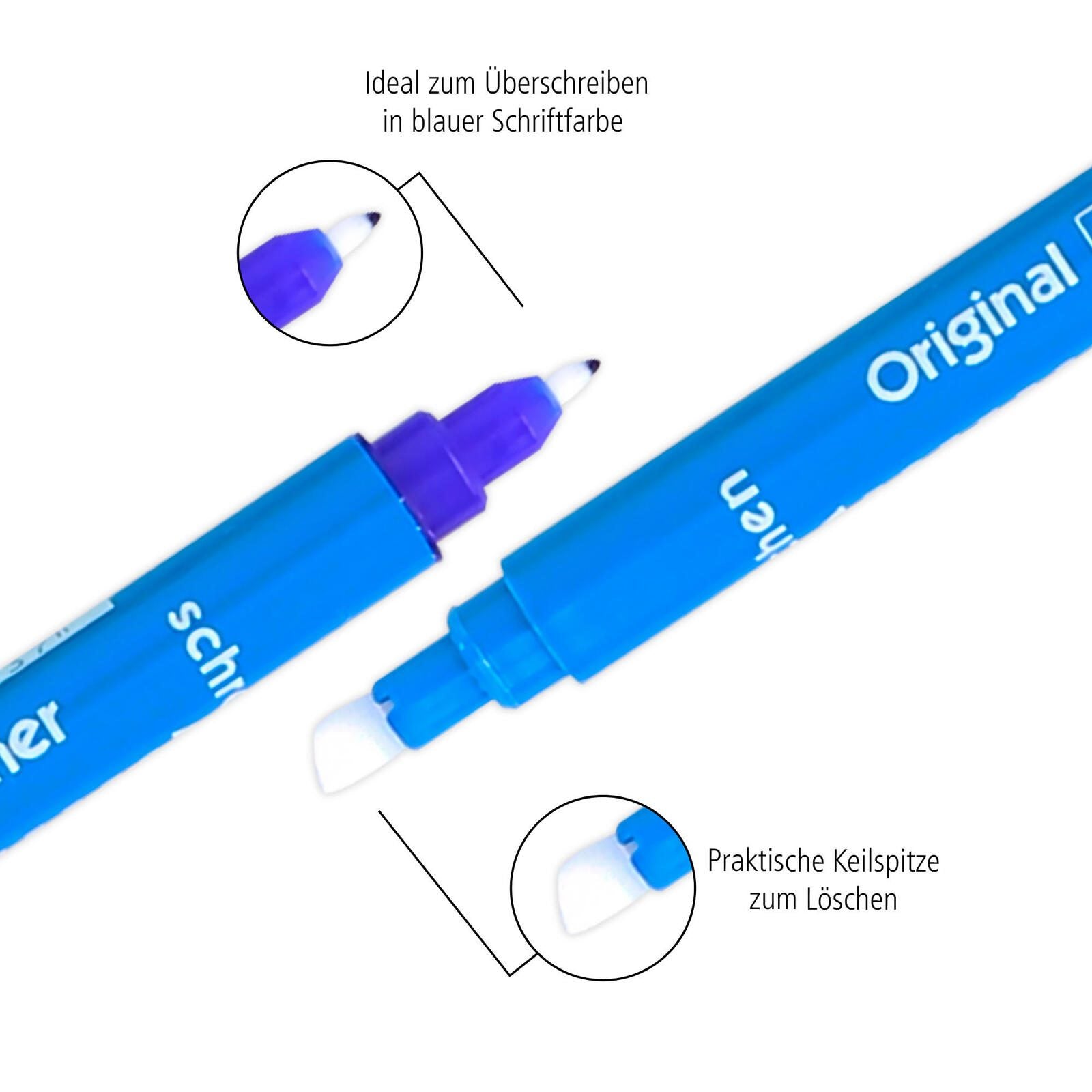 ONLINE® Tintenpatronen und Tintenkiller Set königsblau