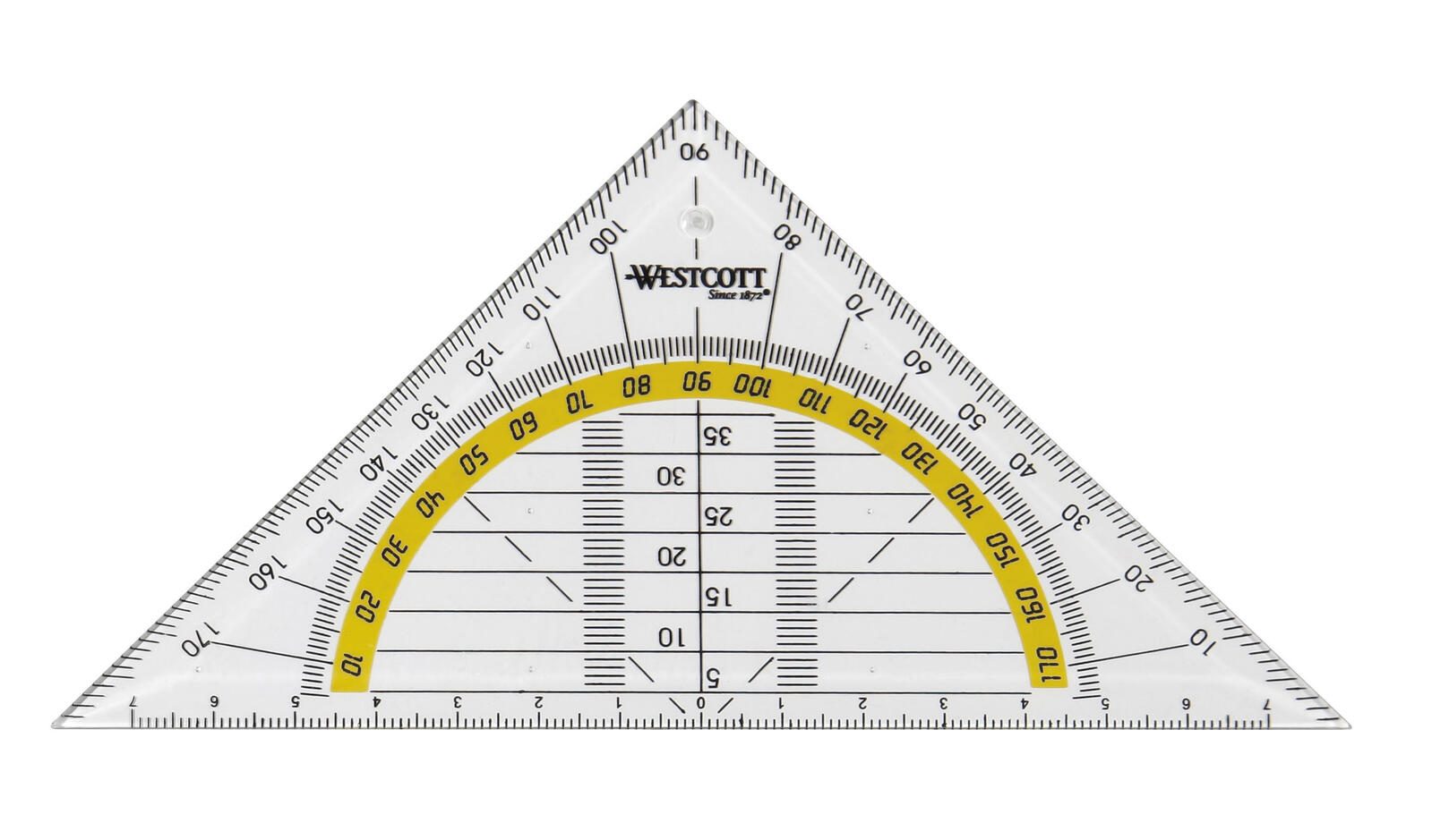 WESTCOTT Geometrie-Dreieck 14,0 cm