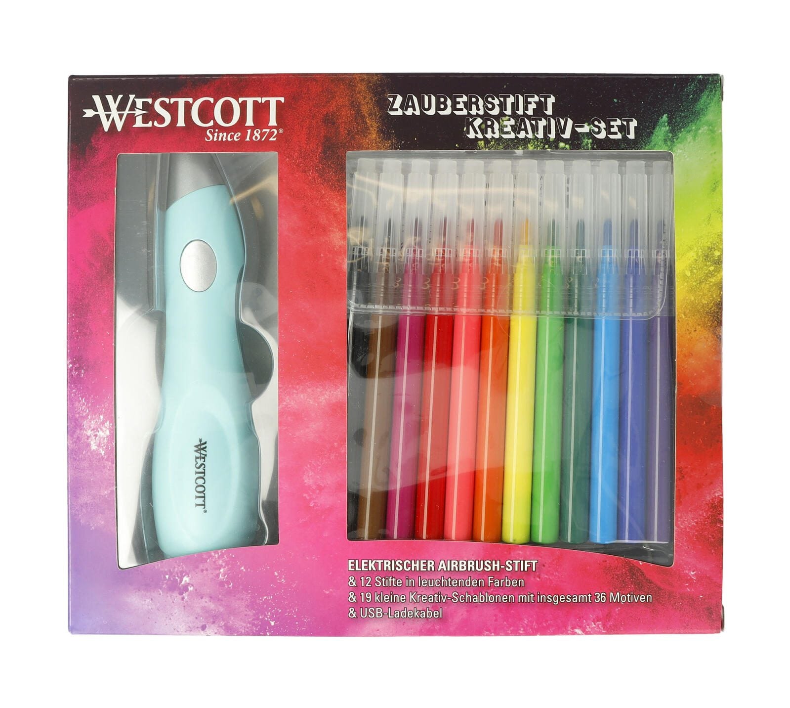 WESTCOTT Airbrushset für Kinder farbsortiert