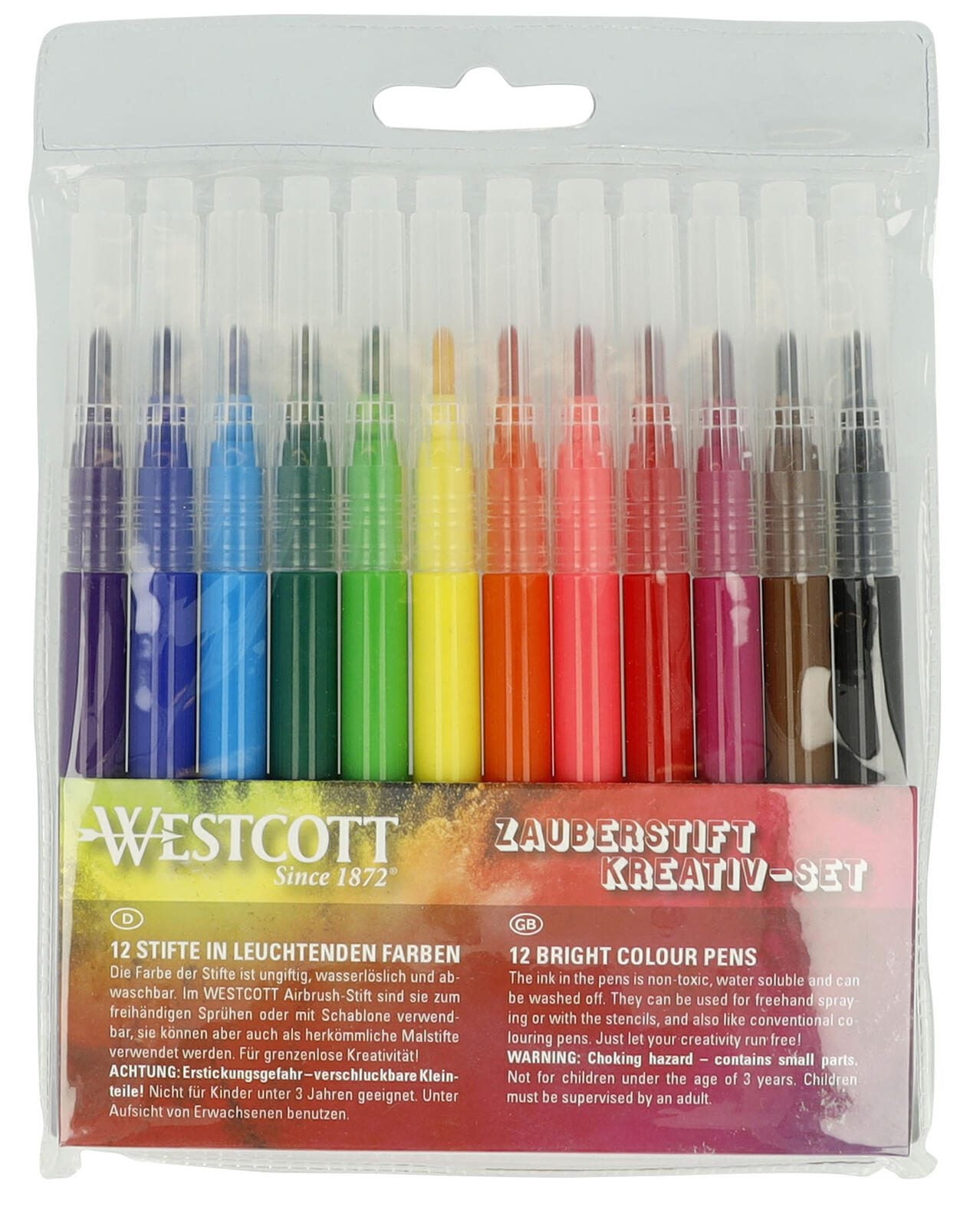 WESTCOTT Airbrush-Stifte Mehrfarbig 1.0 - 5.0 mm