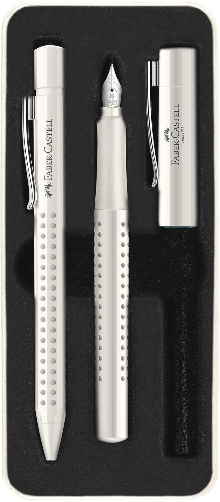 FABER-CASTELL Schreibset Grip 2010 coconut milk