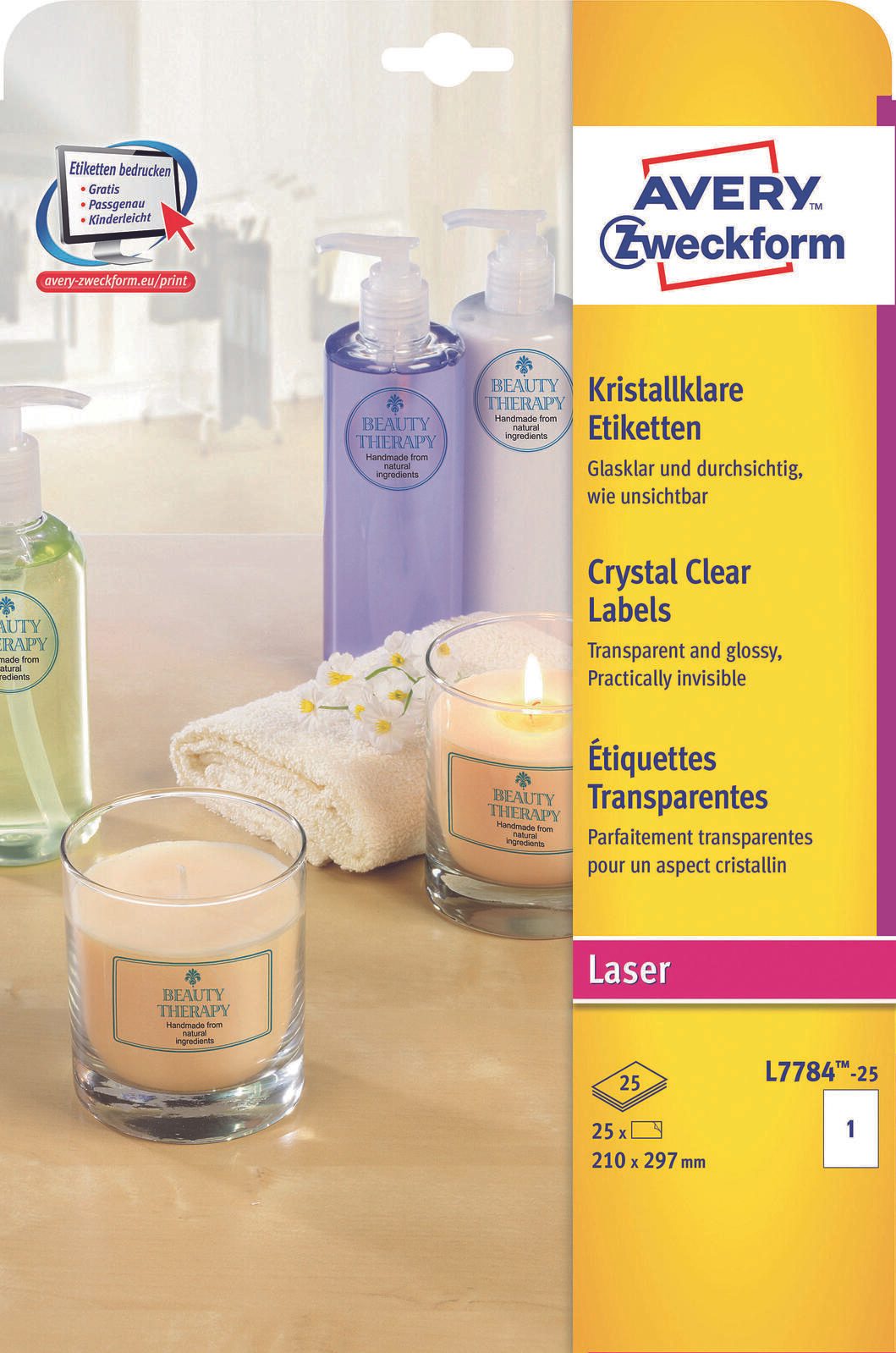 AVERY Zweckform Folienetiketten 210,0 x 297,0 mm