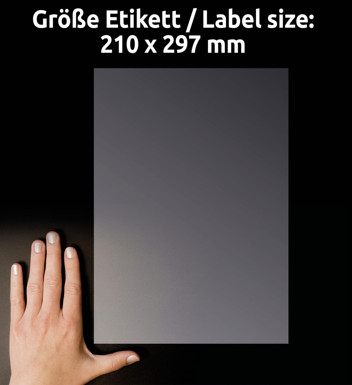 AVERY Zweckform Folienetiketten 210,0 x 297,0 mm