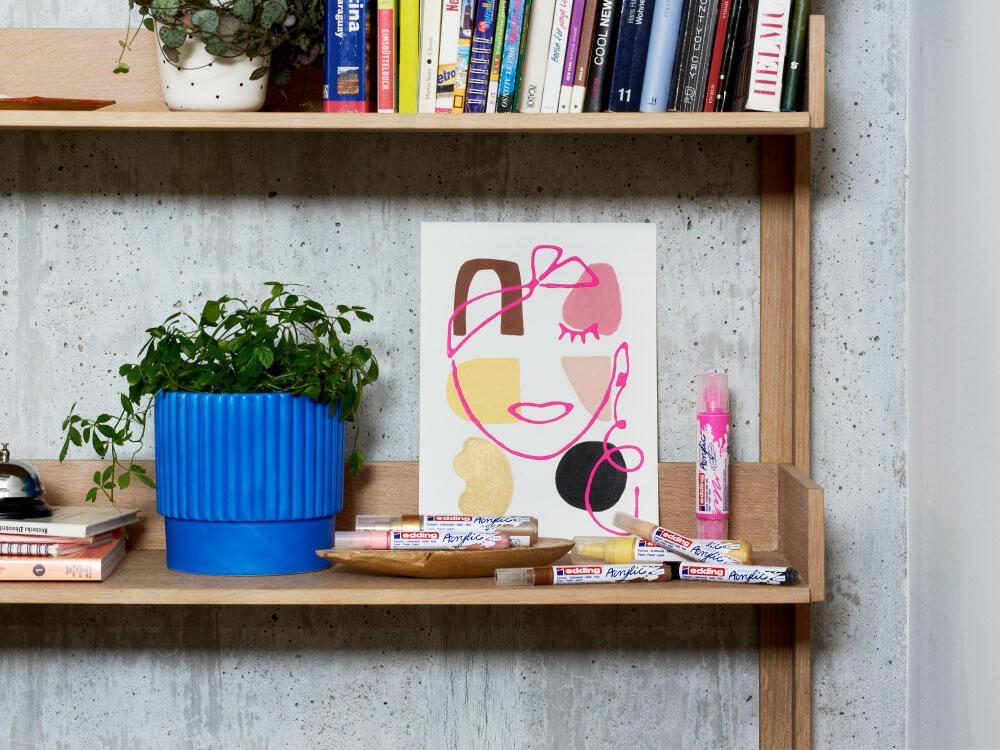 edding basic Acrylstifte 2.0 - 3.0 mm Mehrfarbig