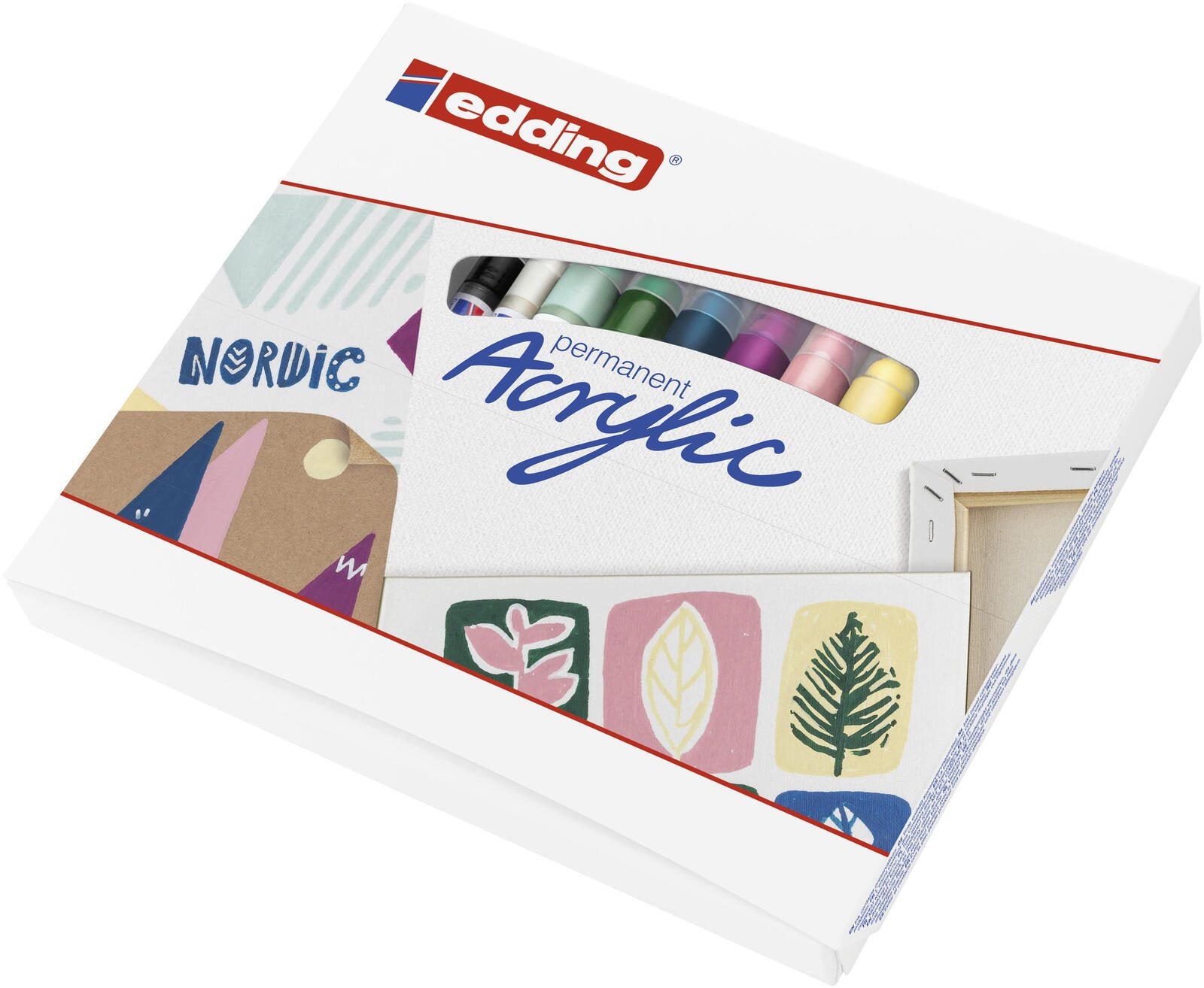 edding nordic Acrylstifte-Set 1.0 + 2.0 + 3.0 mm Mehrfarbig
