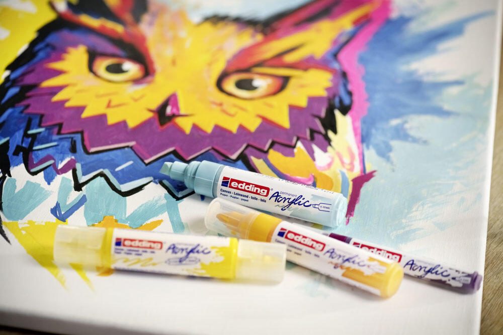 edding nordic Acrylstifte-Set 1.0 + 2.0 + 3.0 mm Mehrfarbig