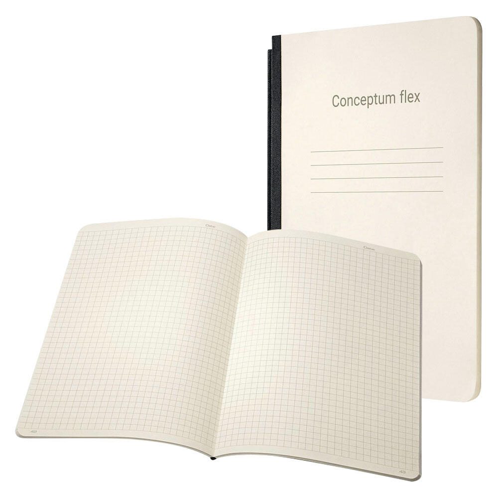 SIGEL Notizheft für Konferenzmappe DIN A5 kariert, 92 Seiten