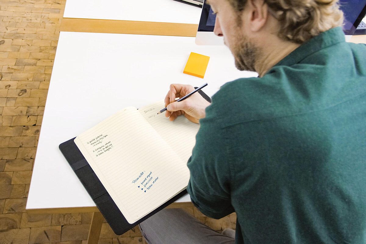 SIGEL Notizheft für Konferenzmappe DIN A4 liniert, 92 Seiten