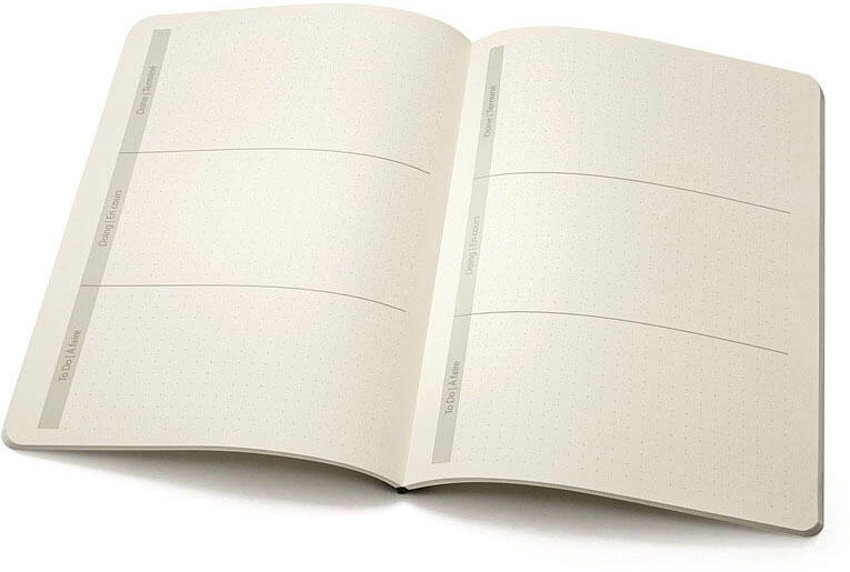 SIGEL Notizheft für Konferenzmappe DIN A5 punktraster, 92 Seiten