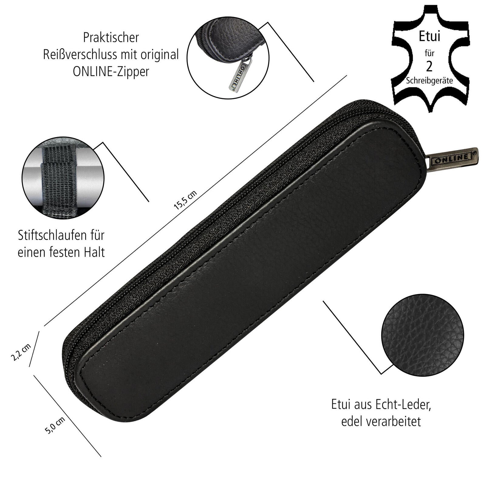 ONLINE® Schreibset Eleganza schwarz