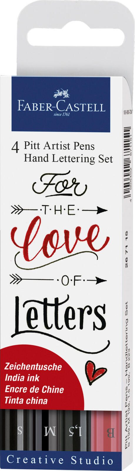 FABER-CASTELL Handlettering-Set Mehrfarbig
