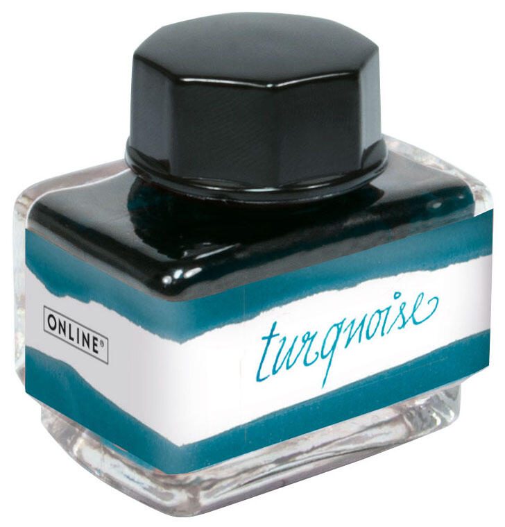 ONLINE® Tintenfass türkis-blau