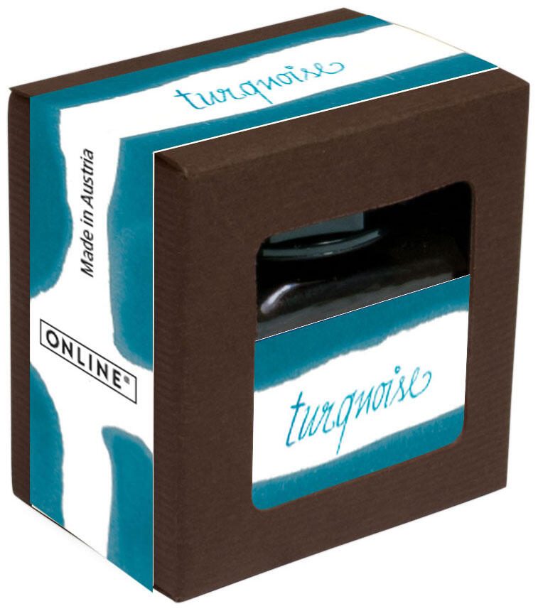 ONLINE® Tintenfass türkis-blau