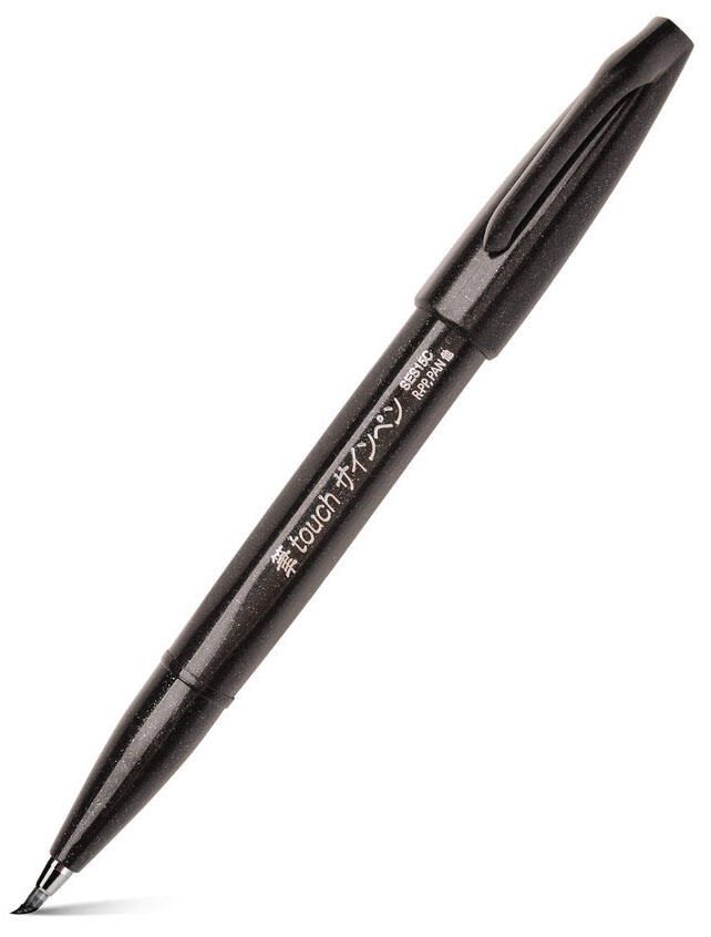 Pentel Brush-Pen Schwarz