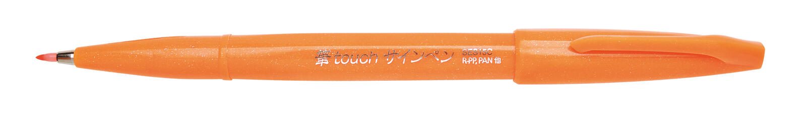 Pentel Brush-Pen Orange