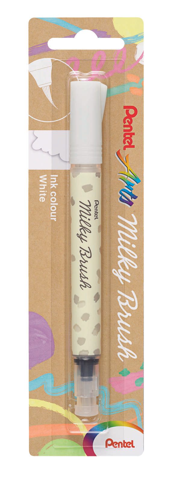 Pentel Brush-Pen Weiß