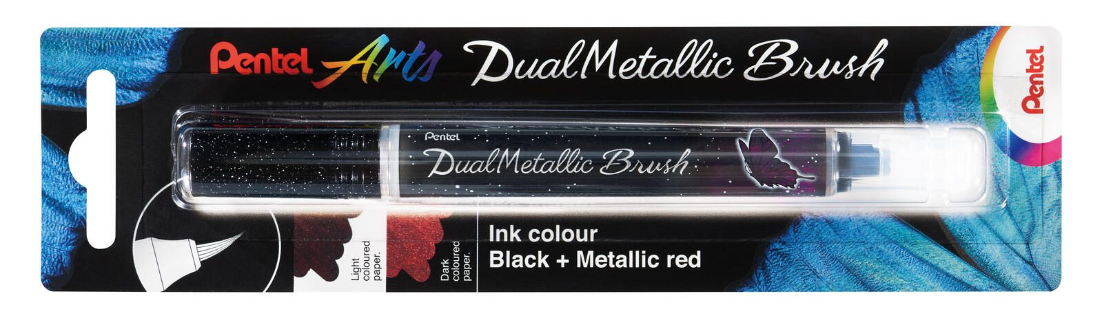 Pentel Brush-Pen Schwarz