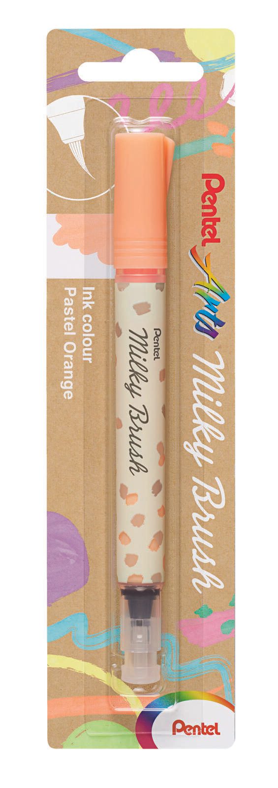 Pentel Brush-Pen Orange