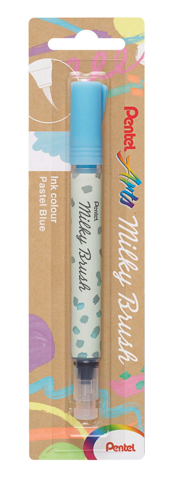 Pentel Brush-Pen Blau 1.0 mm