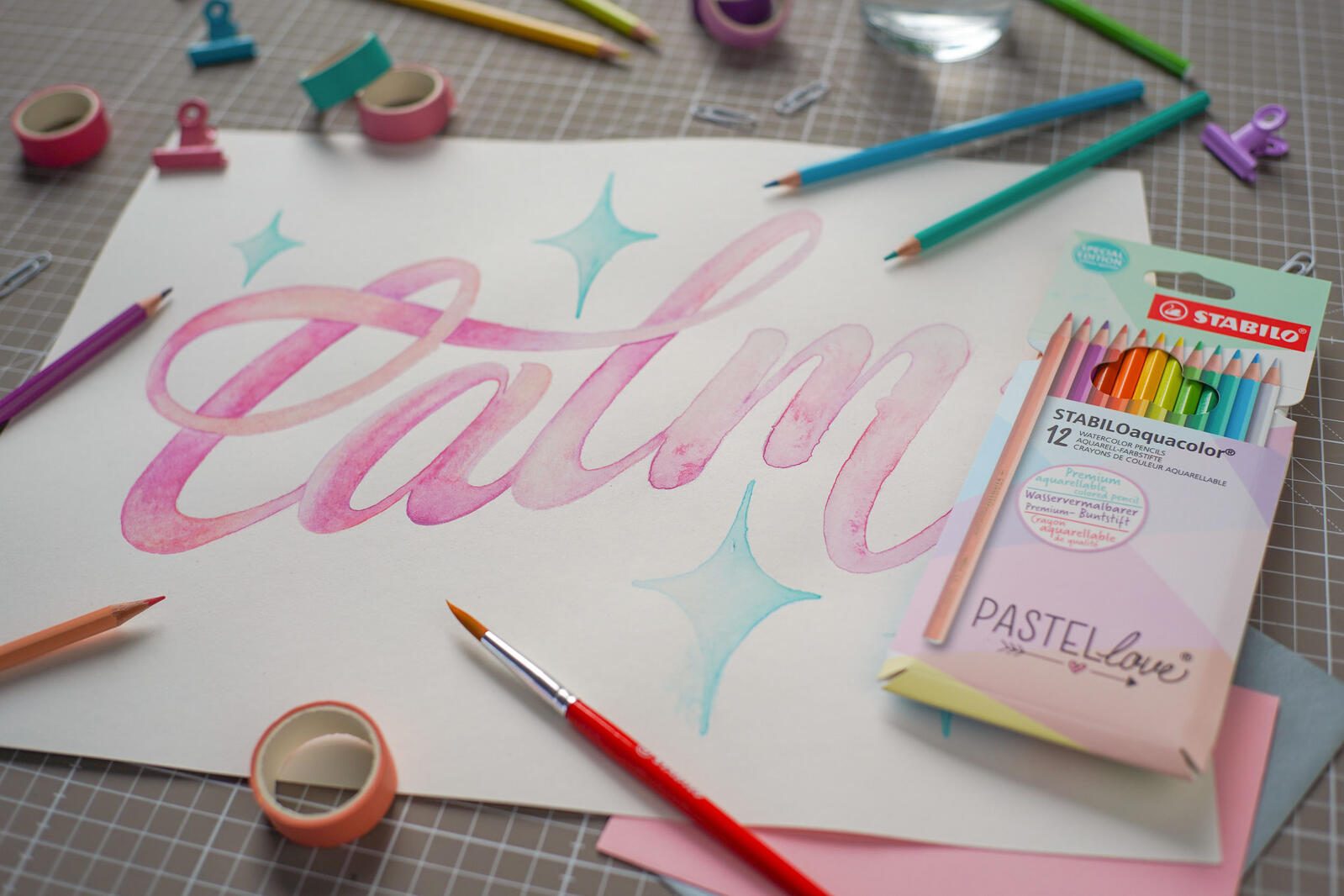 STABILO Aquarellstifte Mehrfarbig