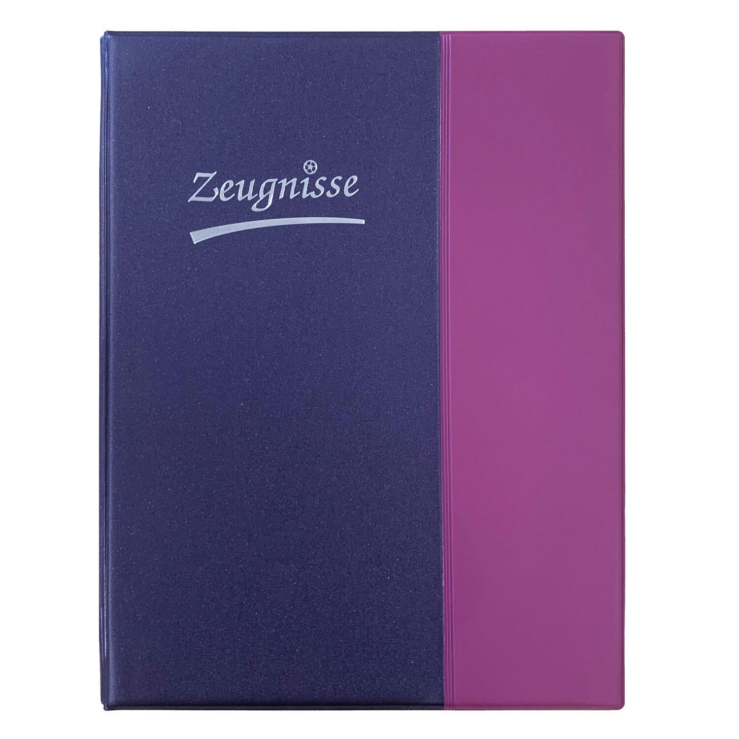 Idena Zeugnismappe DIN A4 violett/blau