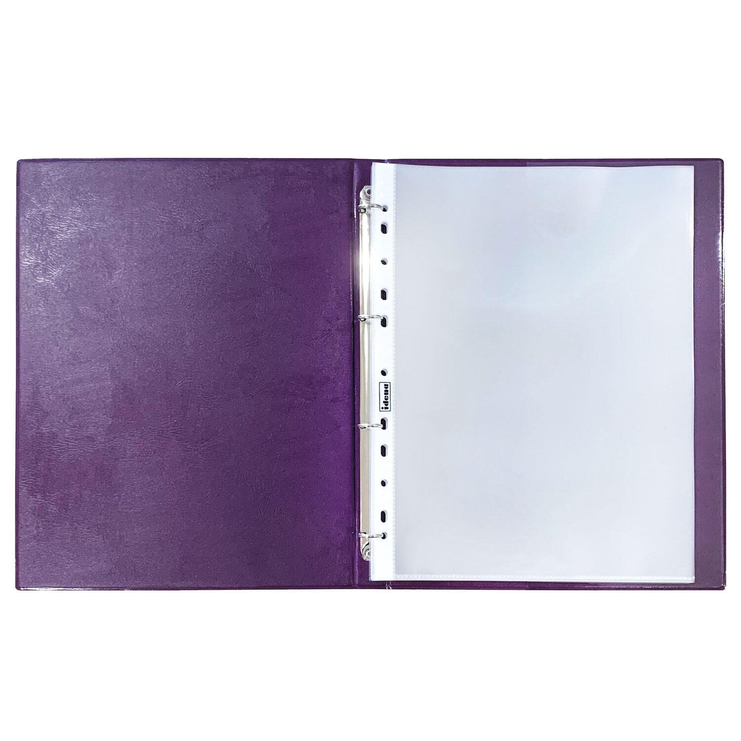 Idena Zeugnismappe DIN A4 violett/blau