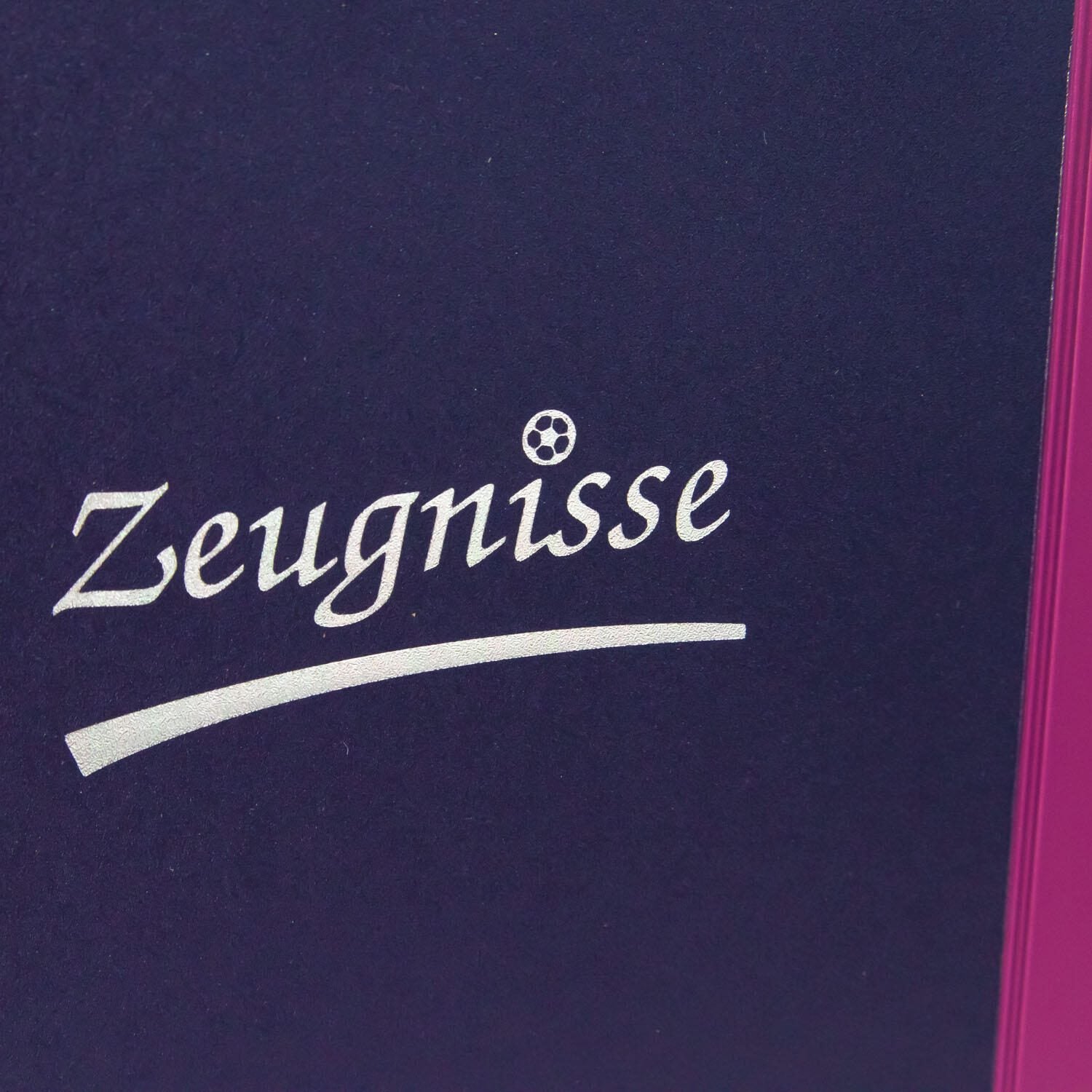 Idena Zeugnismappe DIN A4 violett/blau