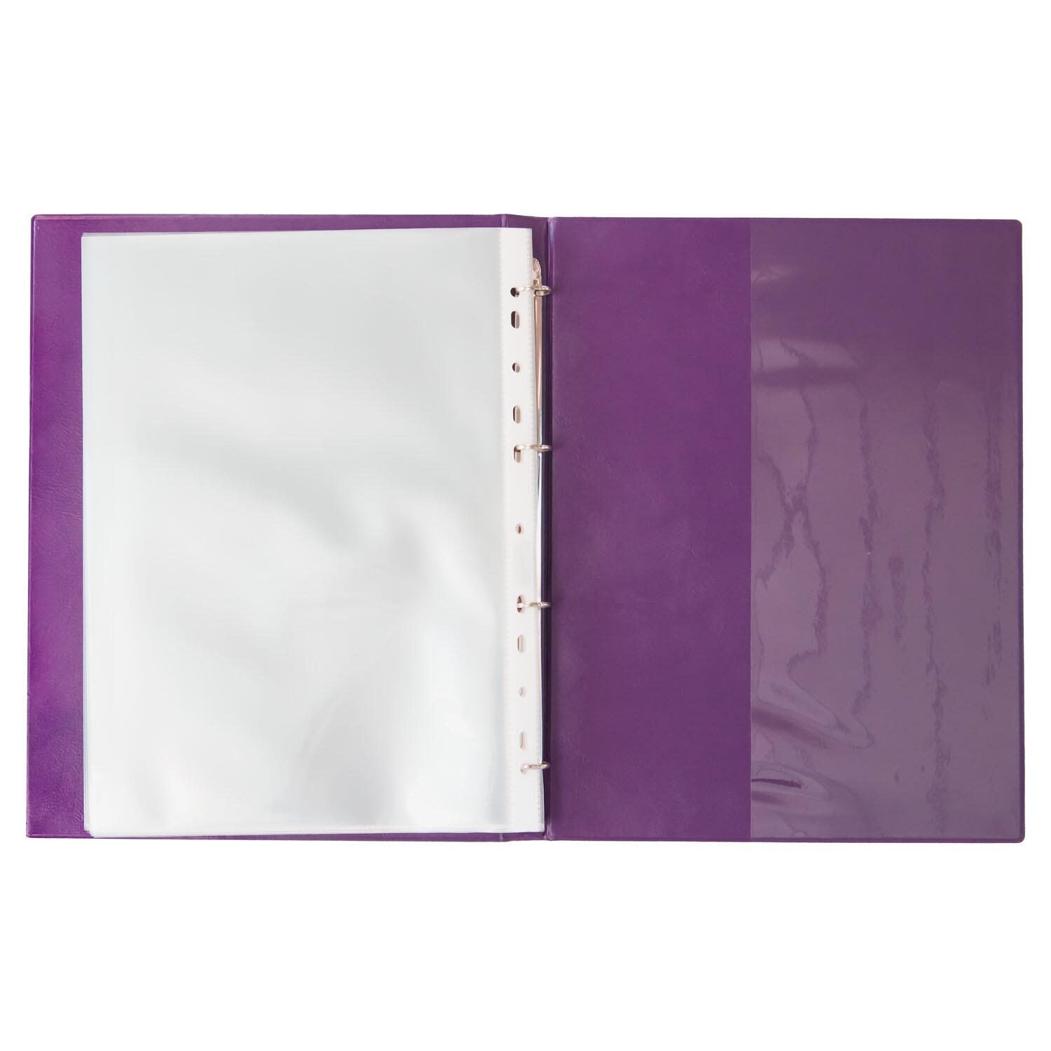 Idena Zeugnismappe DIN A4 violett/blau