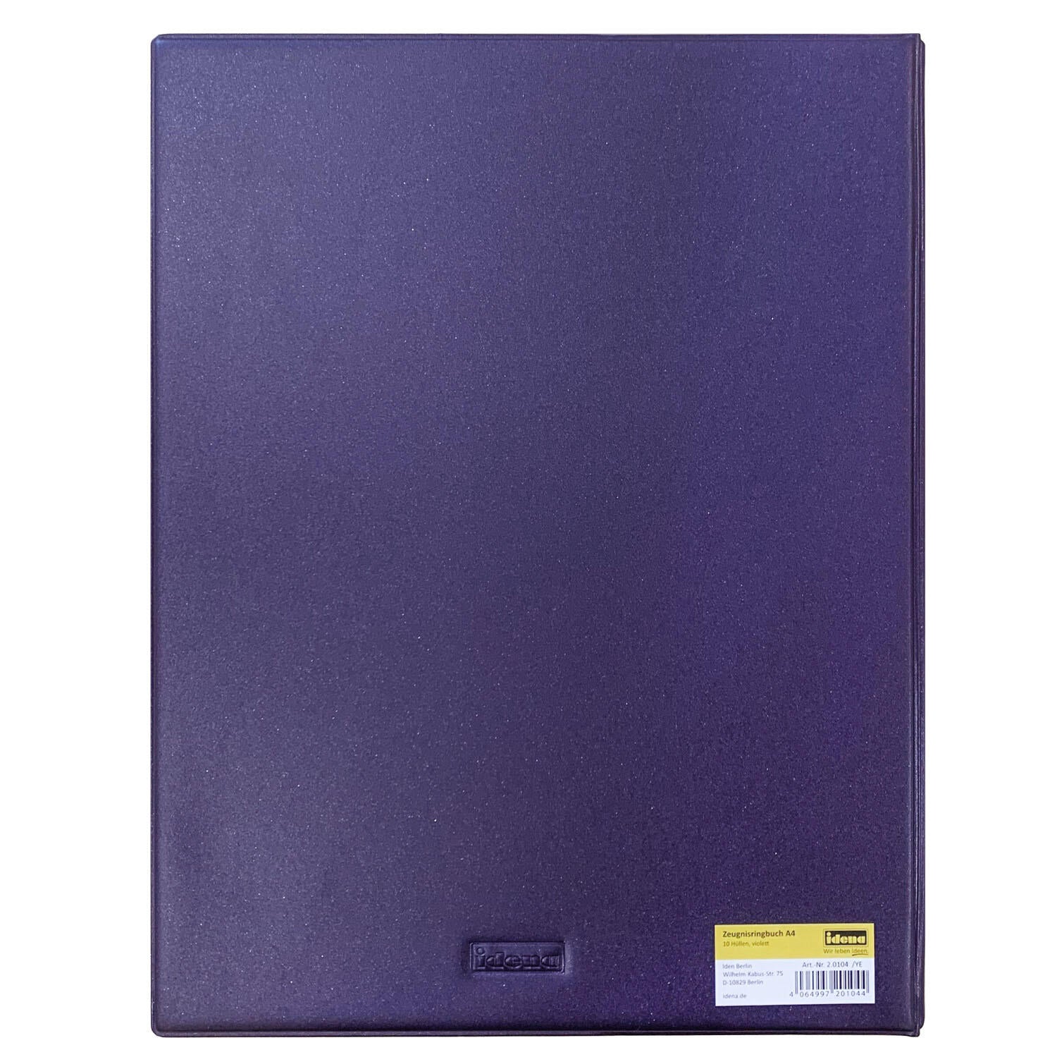 Idena Zeugnismappe DIN A4 violett/blau