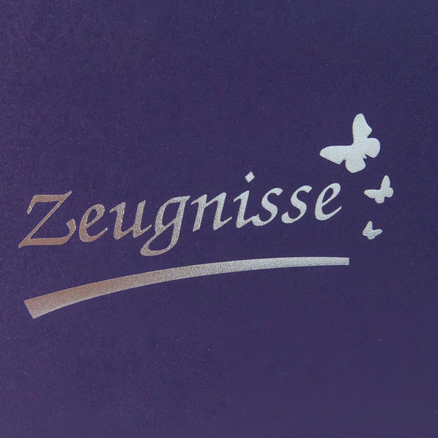 Idena Zeugnismappe DIN A4 violett/blau